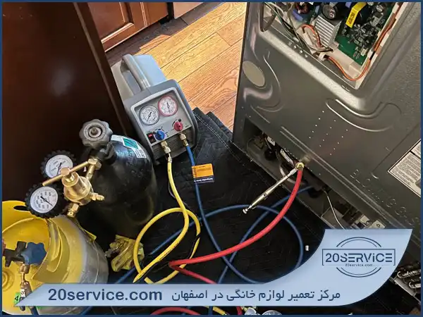 تعمیر در محل یخچال فریزر ال جی در اصفهان