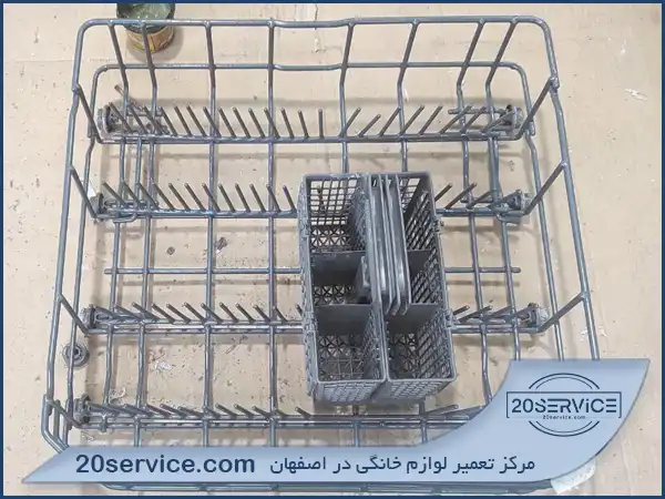 زنگ زدگی سبد ماشین ظرفشویی
