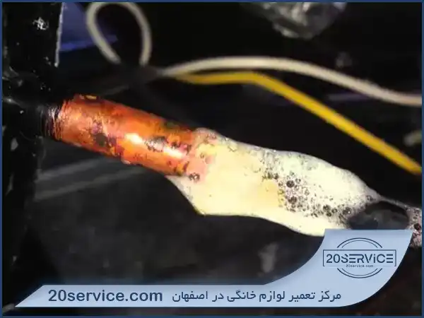 تست نشت گاز در یخچال